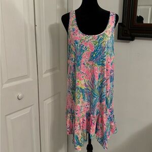 Lilly Pulitzer Racer Back Tank Dress Size Medium